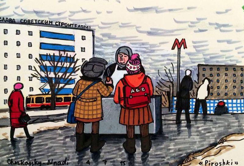 Душевные картины израильской художницы о детстве в СССР