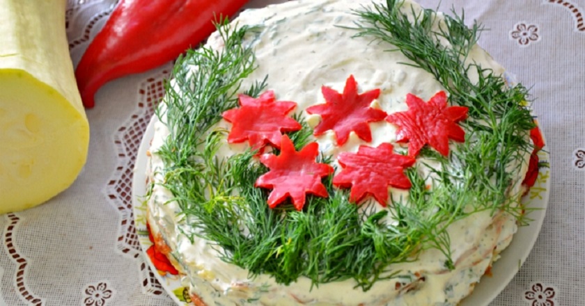 Кабачковый торт