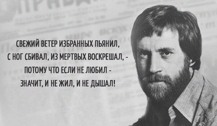 12 метких и цепляющих цитат Владимира Высоцкого